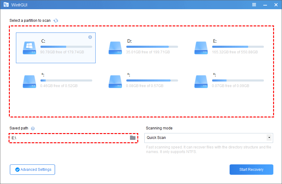 Choose a Partition to Scan