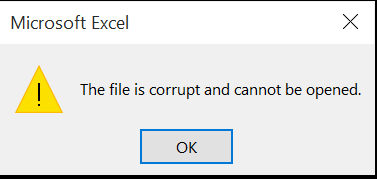 Recover Corrupted Excel File