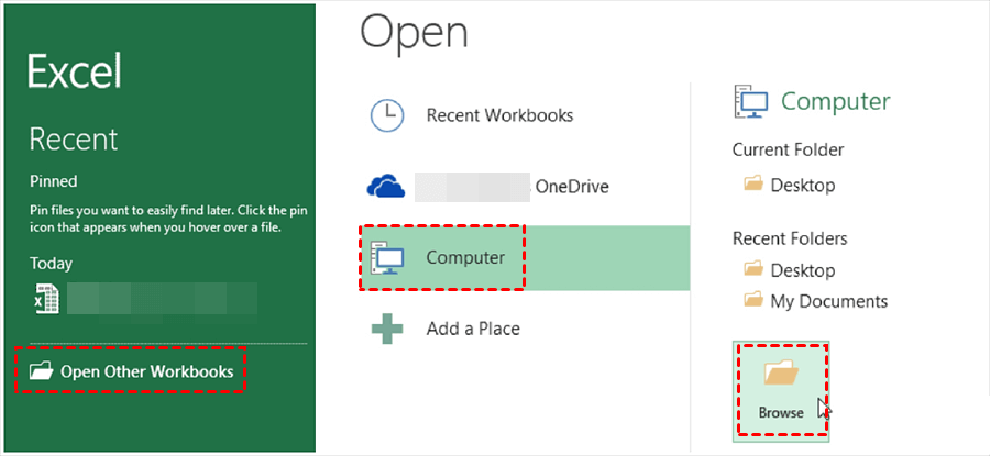 Recover Corrupted Excel Files by Repair