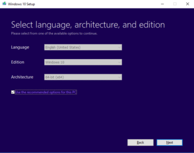 create windows 10 recovery usb tool