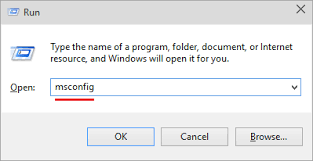 msconfig