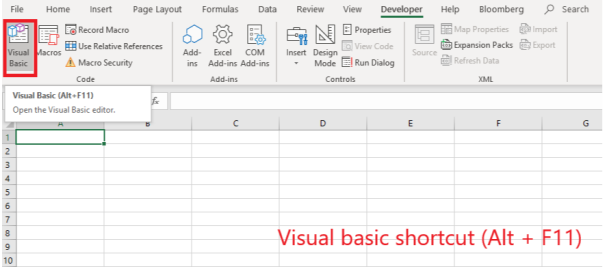 open-excel-vba-editor