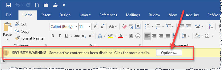 word-options