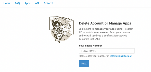 deletd-telegram-via-browser