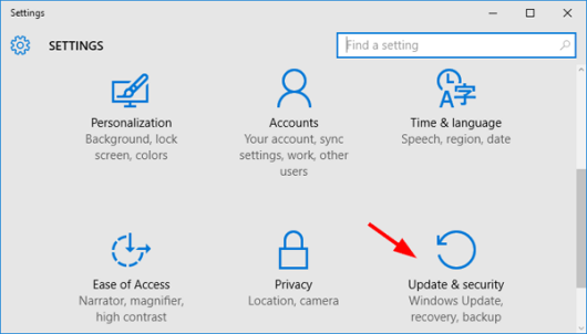 update-and-security