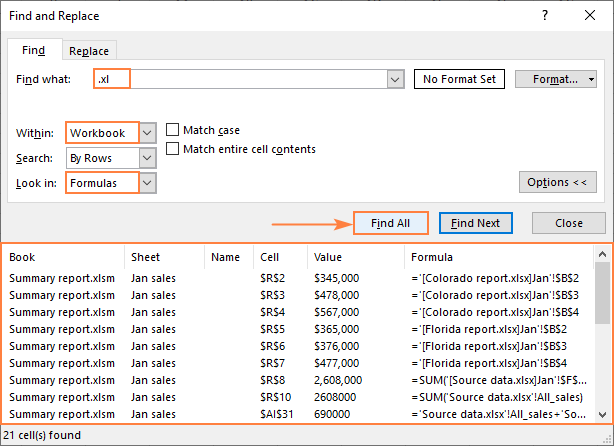find-external-links-excel