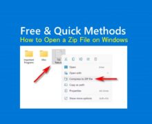 how-to-oepn-a-zip-file-on-windows