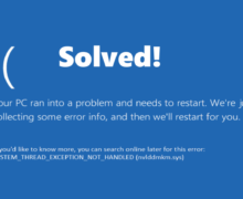 system-thread-exception-not-handled