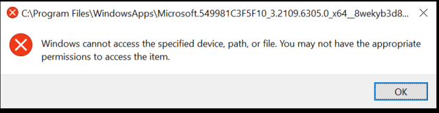 windows-cannot-access-the-specified-device-path-or-file-mean