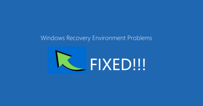 windows-recovery-environment
