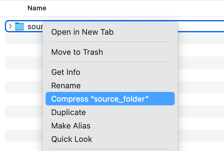 compress-on-mac