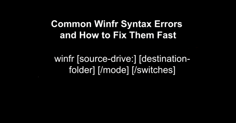 winfr-syntax